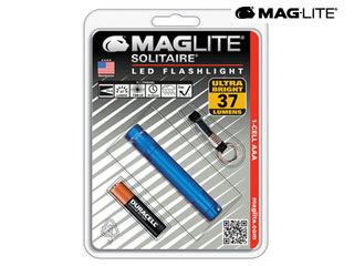 MAG-LITE/マグライト SJ3A116 ソリテール LED ブリスターパック(ブルー)【37ルーメン】【単四 1本 付属】 【当社取扱いのマグライト商品はすべて日本正規代理店取扱品です】