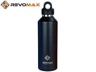 REVOMAX/レボマックス 真空断熱ボトル RevoMax2（950ml） [ONYX BLACK/オニキスブラック] DWF-32419B 水筒 マグボトル レボマックス 950ml ステンレス ワンタッチ 保温 保冷 タンブラー 炭酸 真空断熱 REVOMAX2 ステンレスボトル