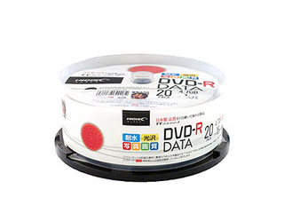 HIDISC nCfBXN  TYR[hV[Y DVD-R f[^p 16{ 4.7GB 16{EH[^[V[h 20 TYDR47JNPW20SP