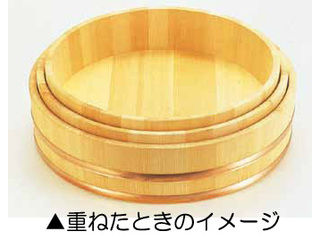 木製銅箍 飯台 サワラ材 90CM BHV01090