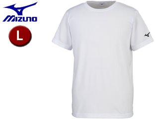 【在庫限り】 mizuno/ミズノ 32JA8156-01 BS Tシャツ ソデRBロゴ 【L】 （ホワイト）