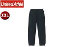 United Athle/ユナイテッドアスレ 10.0オンス T/C スウェットパンツ（裏起毛）アダルト 【XXL】 （ブラック）