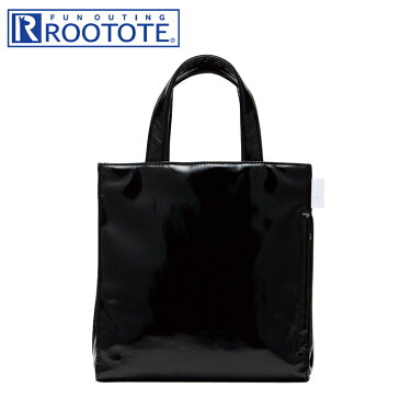 ROOTOTE/ルートート SQUARE/スクエア 2323 RT.SQUARE Lustre-RE トートバッグ(エナメルブラック)