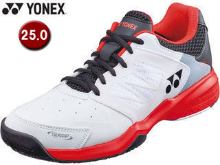 ヨネックス YONEX テニス シューズ クレー/オムニコート用 入門モデル パワークッション105 SHT105 114(W/R) 25.0