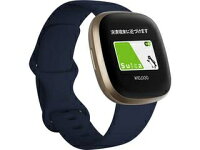 Fitbit　フィットビット Fitbit Versa3 GPS搭載 スマートウォッチ ミッドナイト/ソフトゴールド L/S サイズ FB511GLNV-FRCJK