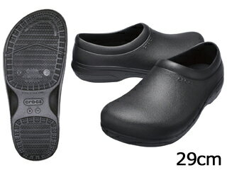 crocs/クロックス オンザクロックワークブラック スリップオン　29cm