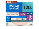 VERTEX  10Zbg  VERTEX DVD-R(Video with CPRM) 1^p 120 1-16{ 10P J[~bNX10F@CN