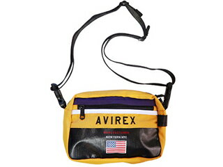 AVIREX アヴィレックス AX2005 レトロカラー 2WAY USAミニショルダーバッグ (イエロー)