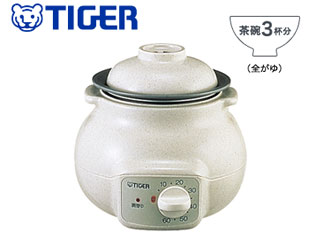 TIGER/タイガー魔法瓶 CFD-B280-C 電気おかゆ鍋【茶碗3杯分】(ベージュ)