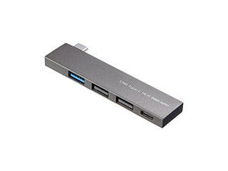 サンワサプライ USB Type-C コンボ スリムハブ USB-3TCH21SNX5