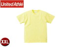 United Athle/ユナイテッドアスレ 500101CX 5.6オンスTシャツ アダルトサイズ 【XXL】 (ライトイエロー)