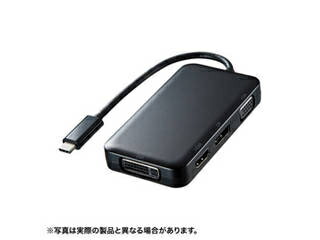 サンワサプライ USBTypeC-HDMI/VGA/DVI/DisplayPort変換アダプタ AD-ALCHVDVDP