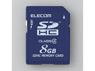 ELECOM GR SDHCJ[h Class4 8GB @lp ȈՃpbP[W MF-FSD008GC4 H