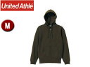 United Athle/ユナイテッドアスレ 10.0オンス T/Cスウェット フルジップパーカ（裏起毛）アダルト 【M】 （オリーブ）