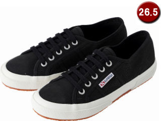 SUPERGA/スペルガ 【在庫限り】スペルガ スニーカー 26.5〜27.0cm CLASSIC BLACK-Fwht-F83 2750-COTU S000010 メンズ レディース ユニセックス シューズ 靴 ローカット シンプル 定番 おしゃれ きれいめ 白 ホワイト 黒 ブラック ギフト プレゼント キャンバス スニー