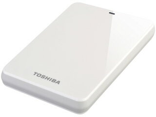 【送料無料】【smtb-u】TOSHIBA/東芝 USB3.0対応ポータブルハードディスク CANVIO for PC 1TB ホワイト HDTC610JW3A1