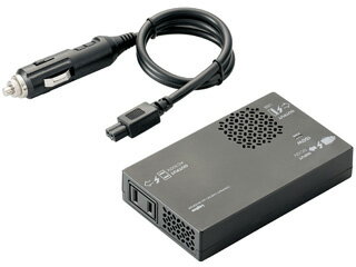 Logitec/ロジテック 充電用USBポート搭載、車載用DC-ACインバーター LPA-CIVT150BK（150Wモデル）