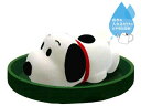 SNOOPY/スヌーピー SPY-506　素焼き　電気を使わないエコ加湿器！　寝そべりスヌーピー　【Mサイズ】 加湿器　PEANUTS ピーナッツ　乾燥　陶器　エコ　キャラクター　水