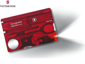 VICTORINOX/ビクトリノックス 0.7300.T-RD スイスカードライトT (レッド)