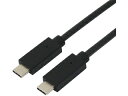 USB2．0 Type-Cケーブル C - C(1m) ブラック U20CC-MM10P10 [U20CCMM10P10]