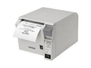 EPSON/エプソン サーマルレシートプリンター/58mm/USB・有線LAN/前面操作/クールホワイト TM702UE531
