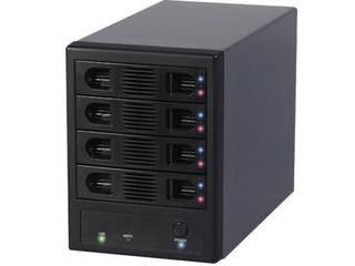 MARSHAL/マーシャル SATA3.5/2.5インチHDD4台外付けケース HDD TOWER 4 MAL-3035SBKU3