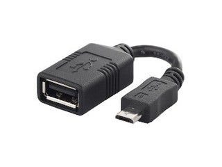 BUFFALO/バッファロー USB(microB to A)変換アダプター BSMPC11C01BK ブラック 1