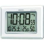 SEIKO/セイコータイムクリエーション 温湿度計付き掛置兼用電波時計 SQ424W SEIKO/セイコータイムクリエーション 温湿度計付き掛置兼用電波時計 SQ424W