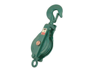 H.H.H. スリーエッチ 強力型滑車一車スナッチ フック型100mm 100X1S