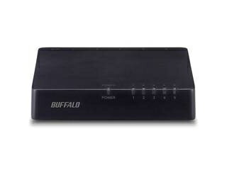 BUFFALO バッファロー 10/100Mbps対応 スイッチングハブ 電源外付けモデル 5ポート ブラック LSW4-TX-5..