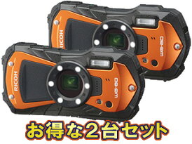 RICOH リコー RICOH WG-80(オレンジ)×2台セット【wg80set】