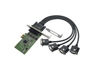 ȥåƥ Ǽ̤ REX-PE64D 4ݡ RS-232CǥI/O PCI Expressܡ