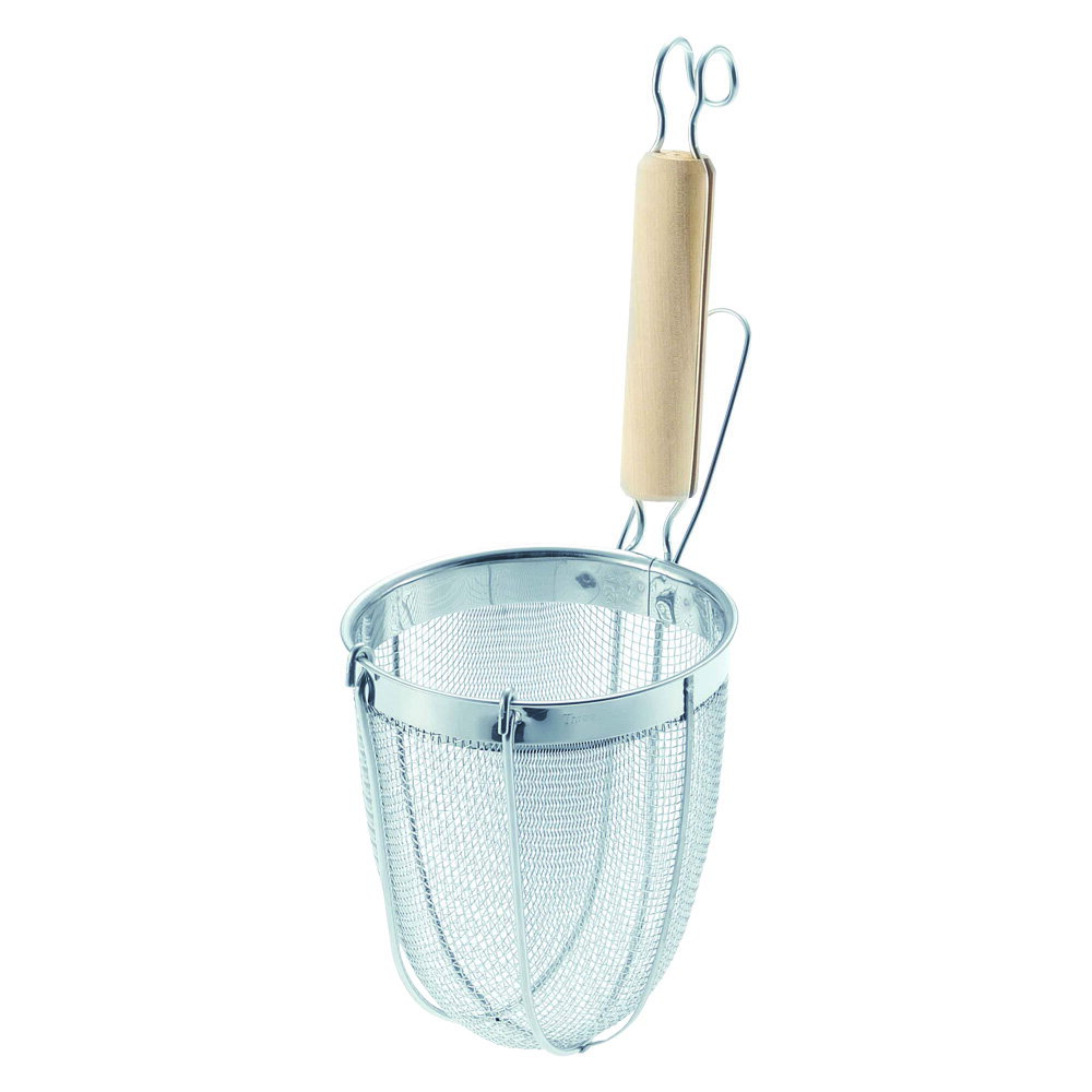 SHINETSU 新越ワークス TSステンレス　木柄うどんてぼ