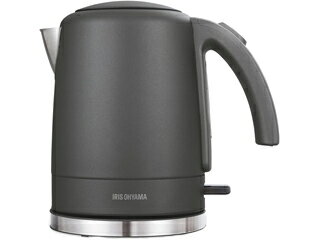 IRIS OHYAMA アイリスオーヤマ IKE-D1000-HA アッシュ 電気ケトル 約1.0L コーヒーカップ約6杯分（1杯1..