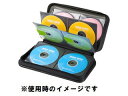 サンワサプライ DVD・CDセミハードケース(96枚収納・ブラック) FCD-WL96BK(2)
