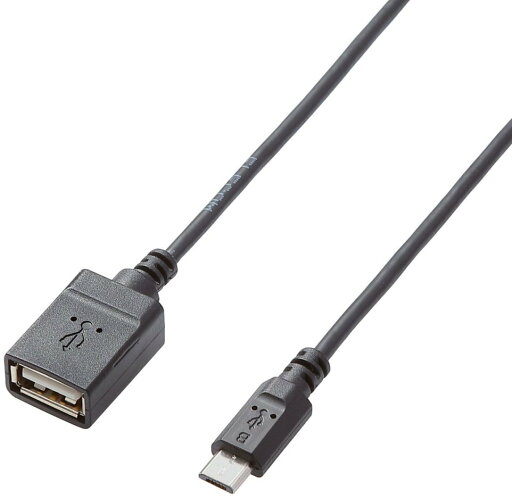ELECOM エレコム タブレット用OTGケーブル/スタンダード/microB-Aメス変換/USB2.0/ブラック/0.5m TB-MAEMCBN050BK ELECOM エレコム タブレット用OTGケーブル/スタンダード/microB-Aメス変換/USB2.0/ブラック/0.5m TB-MAEMCBN050BK