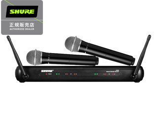 SHURE シュアー SVX288/PG28 ツインボーカル ラップ対決向けワイヤレスシステム 【国内正規品】【SHUREWSS】【BLX デュアルシステム PG28マイクヘッド×2本】 【RPS160228】