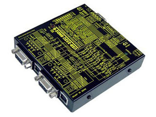 システムサコム工業 USB(COM)搭載 RS-232C 4分配2統合ユニット USB-232C-BND2-B