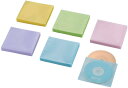 ELECOM エレコム 不織布ケース/Blu-ray対応/両面収納/60枚入/120枚収納/5色アソート CCD-NWB120ASO