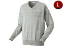 YONEX/ヨネックス セーター Lサイズ (グレー) 30075-010