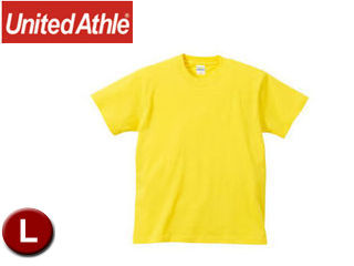 United Athle/ユナイテッドアスレ 500101C 5.6オンスTシャツ アダルトサイズ 【L】 (イエロー)