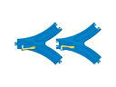 TAKARATOMY タカラトミー プラレール R-12 8の字ポイントレール(L・R各1本入)