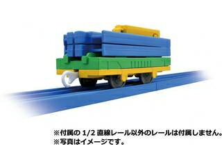 発売日：2020年06月18日1両編成 商品情報 対象年齢3歳以上商品内容レール運搬車×1、支柱×2、1/2直線レール×2、部品注文書×1著作権情報(C)TOMYパッケージサイズ70mm(幅)185mm(高さ)40mm(奥行) 0481015034　