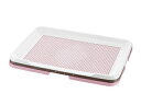 Richell リッチェル お掃除簡単ステップトレー ワイド ライトピンク