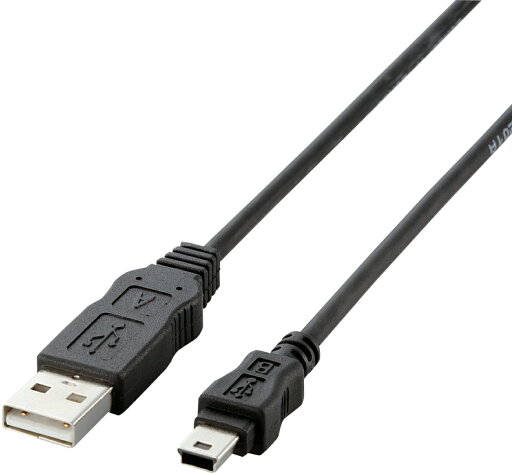 ELECOM エレコム EU RoHS指令準拠USB2.0ケーブル(A:ミニB) 5.0mブラック USB-ECOM550 ELECOM エレコム EU RoHS指令準拠USB2.0ケーブル(A:ミニB) 5.0mブラック USB-ECOM550