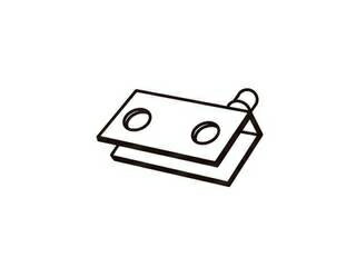 Panasonic パナソニック ガラス扉取り付け用金具 RMA2380 【納期にお時間がかかる場合があります】