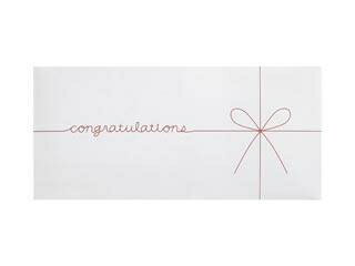 MARUAI/マルアイ ギフト券袋 congratulations ホワイト GF-CW