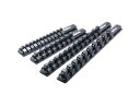 Ko-ken/山下工業研究所 ソケットレール 全長300mm クリップ12ヶ付 RSAL300-3/8X12