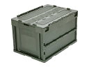 TRUSCO/トラスコ中山 蓋つき折りたたみコンテナ 50L OD CT50-OD