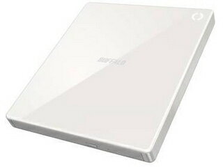 BUFFALO バッファロー スマートフォン用CDレコーダー ラクレコ Wi-Fiモデル ホワイト RR-W1-WH